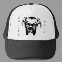 Boxers Rule B&W hats by sharpcreations Boxers Rule B&W hats