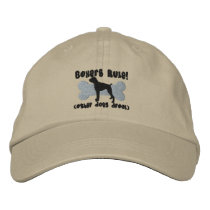 Boxers Rule Embroidered Hat embroidered hats by MenagerieMayhem Boxers Rule Embroidered Hat embroidered hats