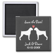 Boxers Wedding Save the Date Magnets