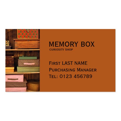 Boxes Business Card (front side)