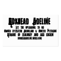 Boxhead Adeline Buisness Card business cards