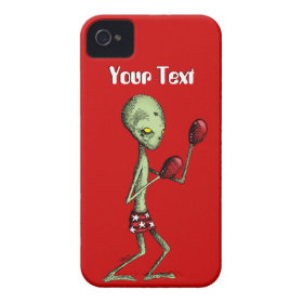 Boxing Alien iPhone 4 Cover