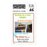 Boxing at a new height!, L: Ya, I won't wa... postage