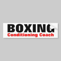 Boxing Bumper Sticker bumper stickers