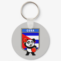 Boxing Cuba Panda keychains