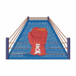 Boxing embroidered shirts