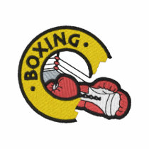 Boxing embroidered shirts