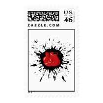 Boxing Explosion Postage Stamp