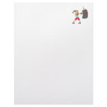 boxing girl punching bag personalized letterhead