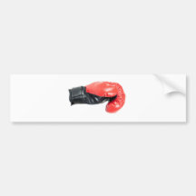 Boxing glove bumper stickers