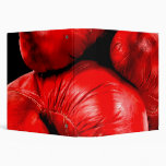 Boxing Gloves Boxer Grunge Style Vinyl Binders