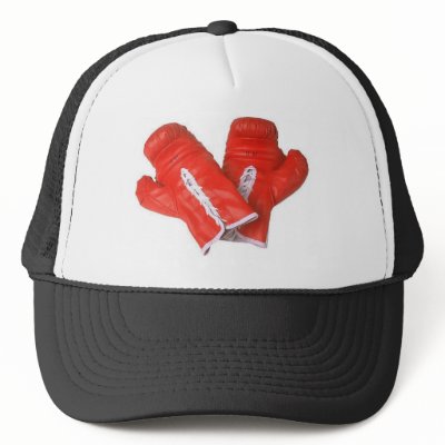 Boxing Gloves Cap Hat by claricardoza