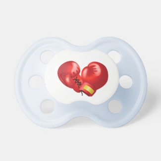 Boxing Gloves Design Pacifier