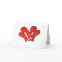Boxing Gloves Greeting Card