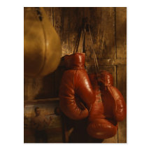 Boxing Gloves Post Cards