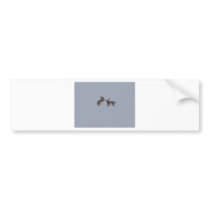 Boxing hares bumper stickers