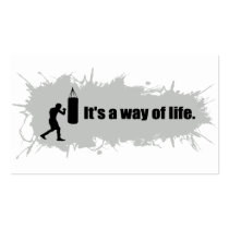 Boxing Is a Way of Life Business Cards