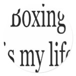 Boxing Is My Life Stickers
