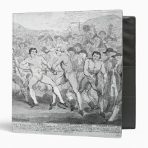 Boxing match between Thomas Futrell & John 3 Ring Binders