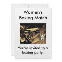 Boxing Match Invitation by Boxing_GN Boxing Match Invitation