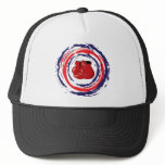 Boxing Red Blue And White Mesh Hats