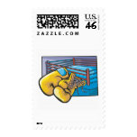 Boxing Ring and Gloves postage