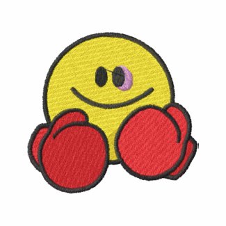 Boxing Smiley embroideredshirt