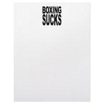 Boxing Sucks letterhead by MyShirtSucks Boxing Sucks letterhead