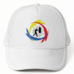 Boxing Tricolor Emblem Trucker Hat