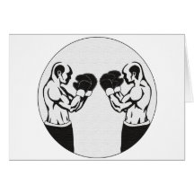 Boxing - Two warriors face off Card