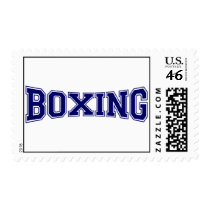 Boxing University Style Stamp