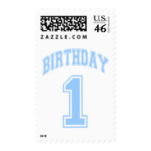 BOY 1ST BIRTHDAY STAMP