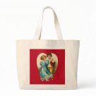 jumbotote - Sweet Victorian style Valentines Day them showing an adorable boy and girl dancing. Many gifts and apparel available with this sweet vintage design in my store.: Sizes  Available colors: natural