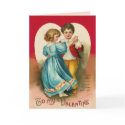 Boy and Girl Dancing Card card