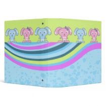 boy and girl puppy babies notebook-01 binders