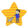 Boy And His Dog Sticker