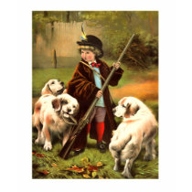 Boy and Retrievers t-shirts by VintagePets Boy and Retrievers t-shirts