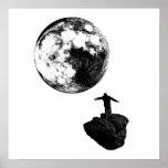 Boy and the Moon - Poster posters