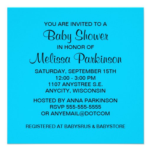 Boy Baby Customized Ultrasound Photo Template Invitation