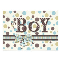 Boy Baby Shower Invitation