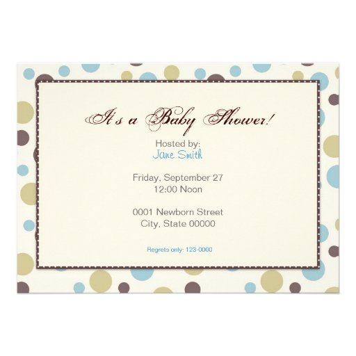 Boy Baby Shower Invitation