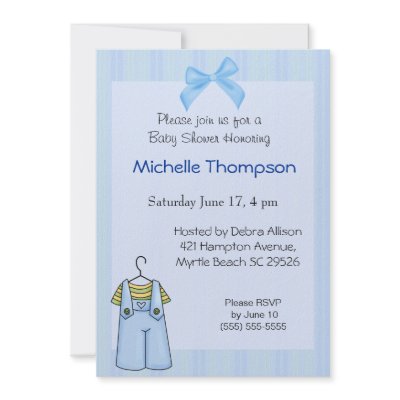 Boy Baby Shower  Invitations by cooltees