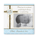 Boy Baptism/Christening Favor - Photo Magnet