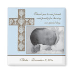 Boy Baptism/Christening Favor - Photo Magnet