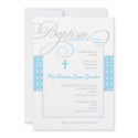 Boy Baptism Invitation invitation