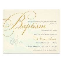 Boy Baptism Invitation