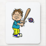 Boy Batter Mousepads