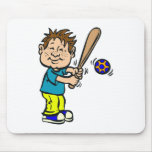 Boy Batter Mouse Pad