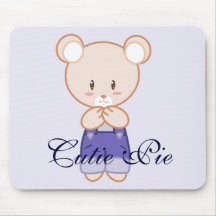 Boy Bear Mouse Pad