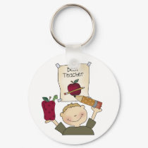 Boy Best Teacher keychains by school_teacher Boy Best Teacher keychains